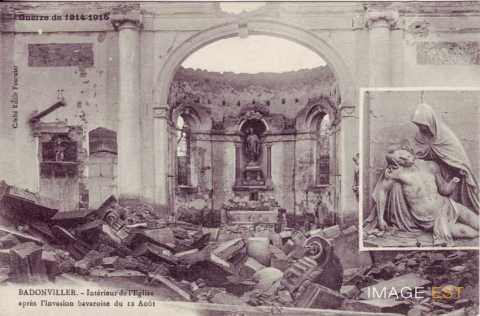 Eglise en ruines (Badonviller)
